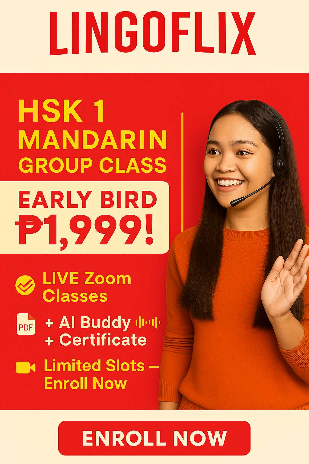 HSK 1 Group Online Live Classes