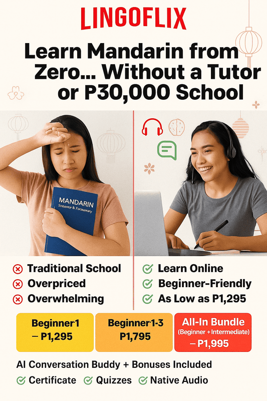 Mandarin Beginner to Intermediate Video Course Bundle
